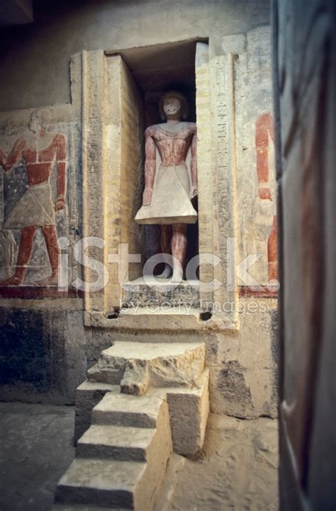 Tomb of Ti IN Underground Mastaba Saqqara Egypt Stock Photos ...