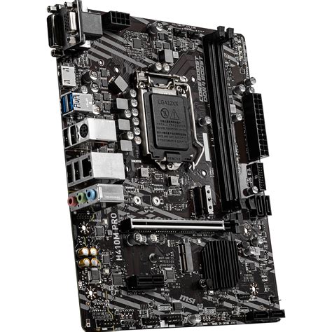 MSI H410M PRO Micro-ATX Motherboard H410M-PRO B&H Photo Video