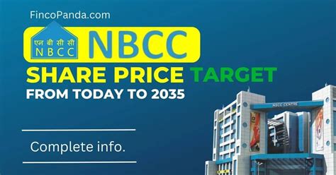 NBCC (India) Ltd Share Price Target 2024, 2025, 2027, 2030 - 2035 (Long Term) » Finco Panda