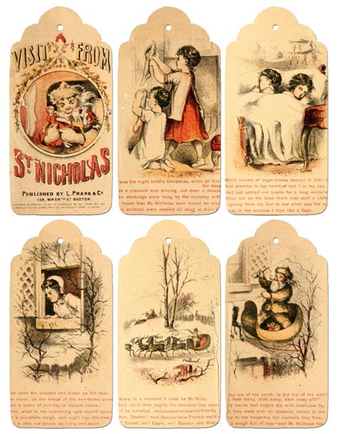 10 Best Vintage Printable Christmas Tags PDF for Free at Printablee