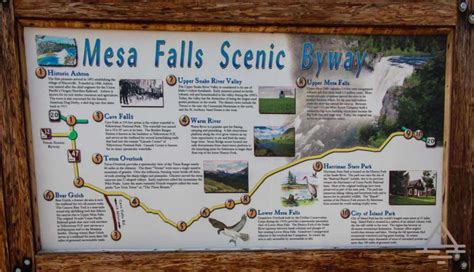 Mesa Falls Scenic Byway - Idaho - TRIPS TIPS and TEES