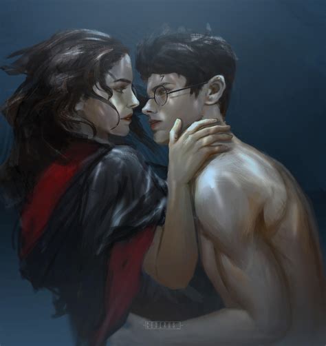 Hermione and Harry Potter Fanart - By cederus_ : r/harrypotter