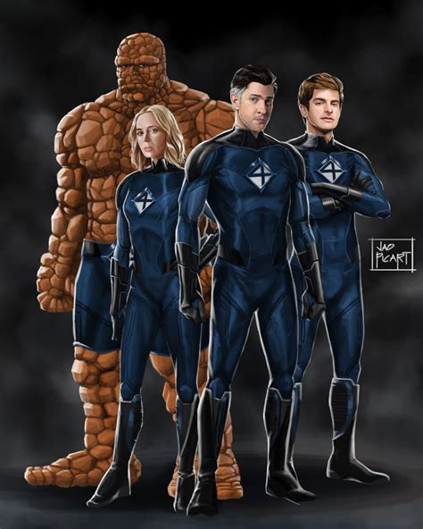 Jao Picart's fan art of the MCU fantastic four | Fantastic four, Marvel ...