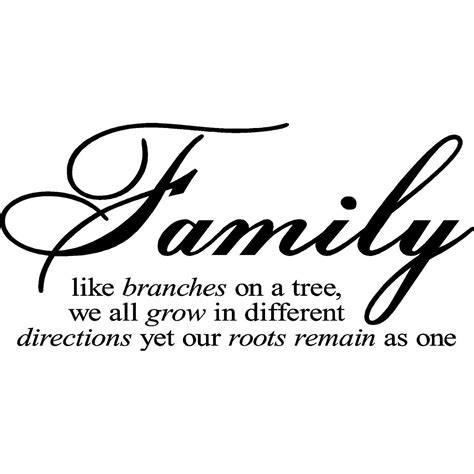 Family Like Branches On A Tree Quote drawing free image download