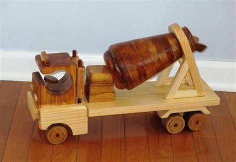 This heavy duty Cement Mixer is made from pine, stained with coffee for ...