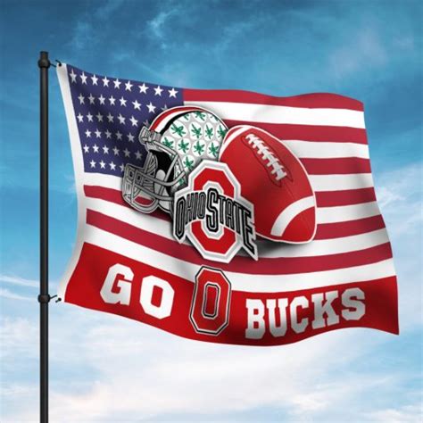 Ohio State Buckeyes Flag - 5 sizes - The Best POD Fullfilment Platform