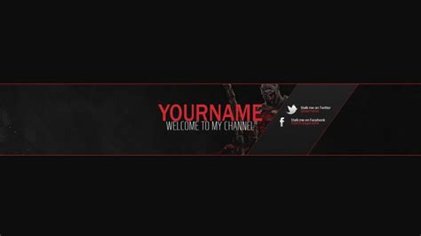 Youtube Banner Template Psd Banner Template Photoshop, Free Banner Templates, Psd Templates ...