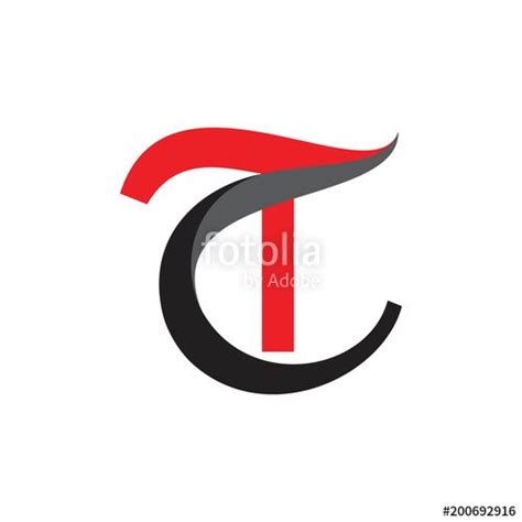 TC letter logo" Stock image and royalty-free vector files on Fotolia ... | Monogram logo design ...