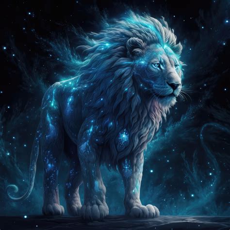 Blue Lion Wallpaper