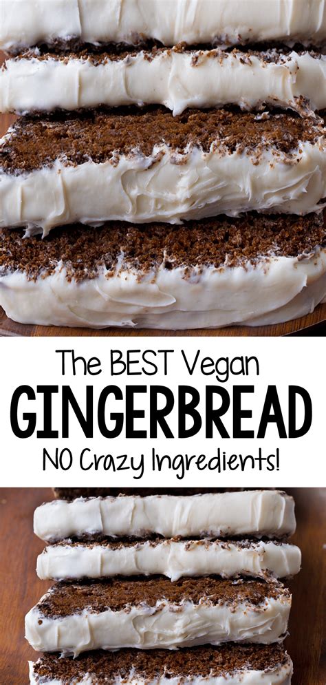 Vegan Gingerbread - Soft, Moist, Delicious Holiday Recipe!