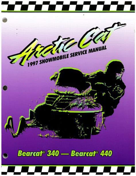 1997 Arctic Cat Bearcat 340 Bearcat 440 Snowmobile Service Manual