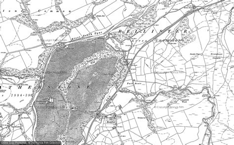 Old Maps of Featherstone Castle, Northumberland