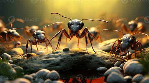 Power of ant leader, teamwork concept, Generative AI 27739645 Stock Photo at Vecteezy