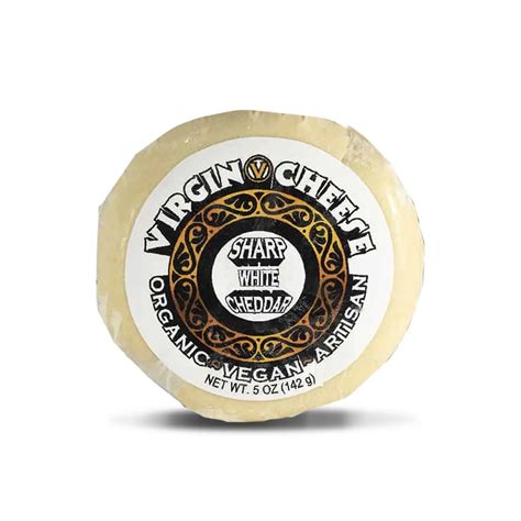 VIRGIN CHEESE BRAND - Sharp White Cheddar - Vegan Cheese Shop | Dairy ...