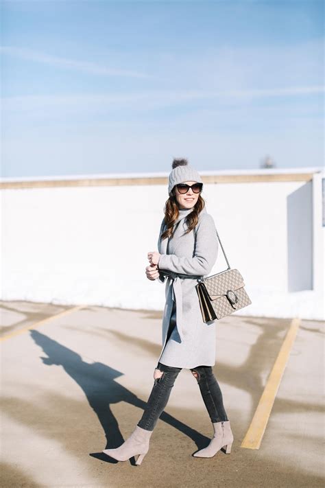 Varying Shades of Gray & Ideas on How To Style Gray Boots - alittlebitetc