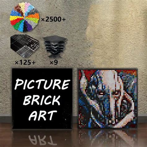 Star wars Lego mosaic wall art – picturebrickart