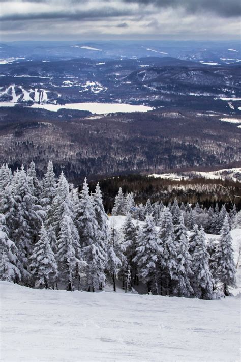 Quebec Mountains Winter (#3254310) - HD Wallpaper & Backgrounds Download