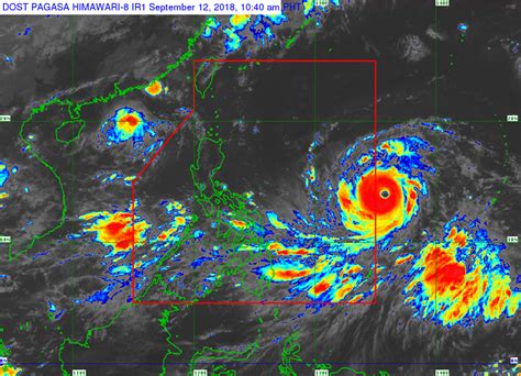 Typhoon Mangkhut (Ompong) PAGASA weather update September 12, 2018