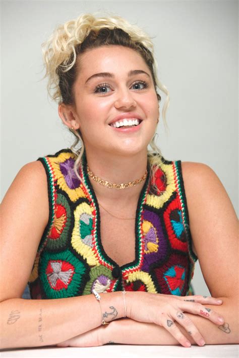 MILEY CYRUS at ‘Crisis in Six Scenes’ Press Conference in Los Angeles ...