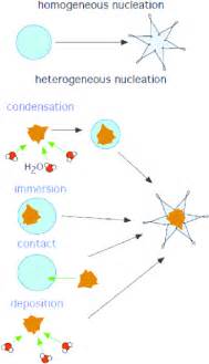 Illustration of homogeneous nucleation and heterogeneous nucleation... | Download Scientific Diagram