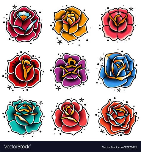 Pin by Matt Jordan on Traditional flash sheet | Traditional rose ...