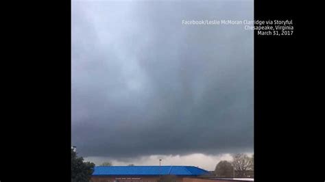 Time Lapse of Rotating Virginia Severe Storm