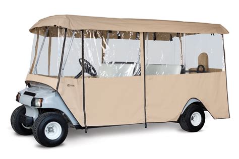 Classic Accessories Deluxe 6-Passenger Golf Cart Enclosure, Deluxe 6-Person Golf Cart Cover