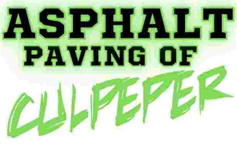 Asphalt paving Culpeper – First Allied Management