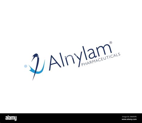 Alnylam Pharmaceuticals, rotated logo, white background Stock Photo - Alamy