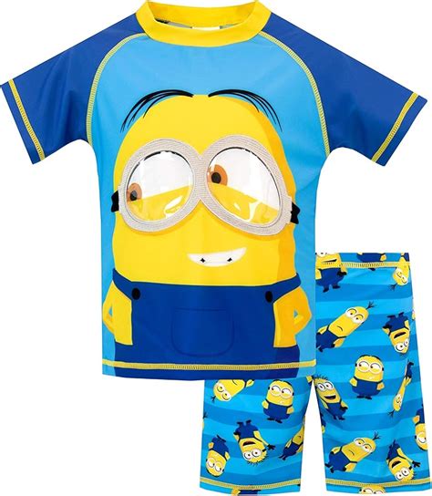 Amazon.com: Despicable Me Boys' Minions Two Piece Swim Set: Clothing