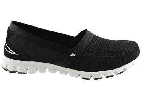 Skechers Ez Flex Take It Easy Womens Memory Foam Shoes/Slip Ons ...