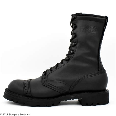 Wesco Stompers Combat 10 Inch Black | Stompers Boots