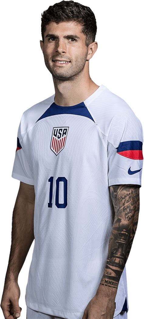 Christian Pulisic USA football render - FootyRenders