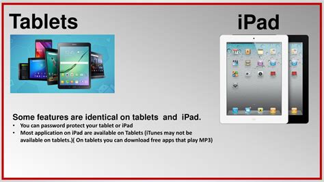 IPAD and Tablets IPAD and Tablets What is the difference ? - ppt download