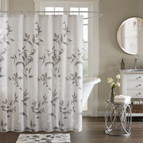 Madison Park Vera Grey Printed Shower Curtain - Overstock - 16693383 ...