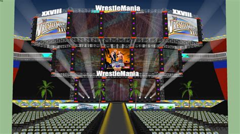 WWE WrestleMania XXVIII HD Stage Event (LINK BELOW DESCRIPTION) | 3D ...