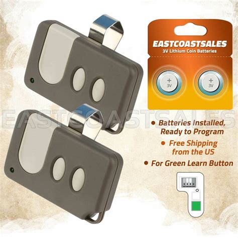 2 For Sears Craftsman Garage Door Opener Remote Control 3 Button 53859 139.53859 - Garage Door ...