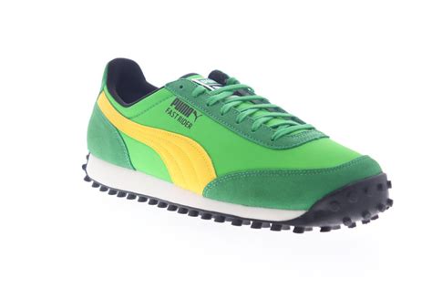 Puma Fast Rider Source 37160105 Mens Green Nylon Low Top Sneakers Shoe ...