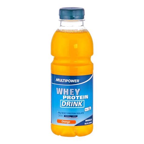 Multipower Whey Protein Drink Orange for quick protein.