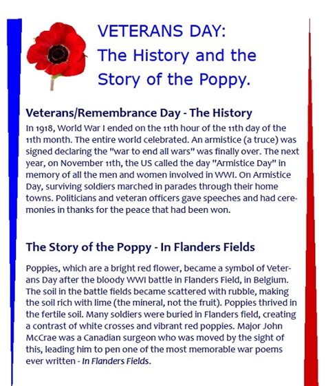 Poppy Veterans Day Quotes. QuotesGram