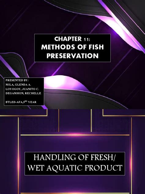 Fish Preservation | PDF | Food Preservation | Curing (Food Preservation)