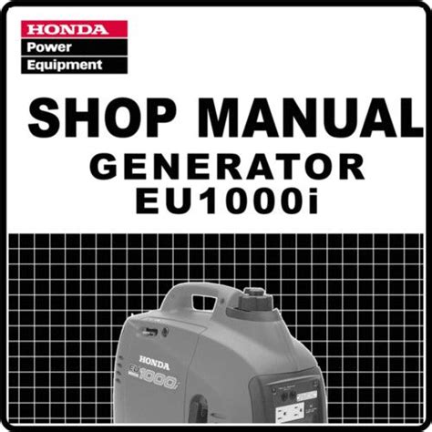 Honda Generator Eu1000i Service Manual