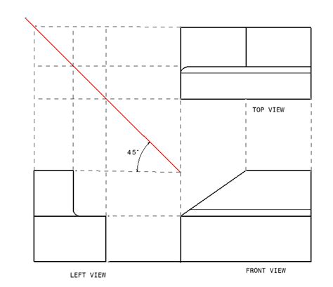 3rd Angle Projection | TECHNIA