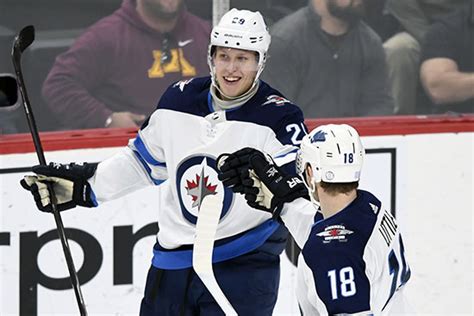 Patrik Laine scores five goals, 2 short of 97-year-old NHL record