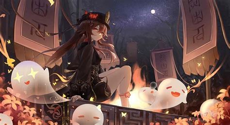 2918x1642px | free download | HD wallpaper: Genshin Impact, anime girls, Hutao(Genshin Impact ...