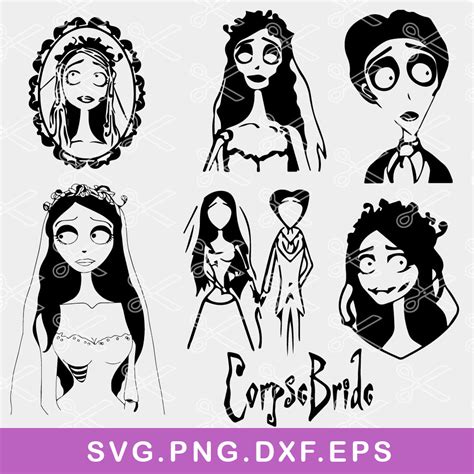 Corpse Bride Bundle Svg, Corpse Bride Svg, Scary Bride Svg,H | Inspire Uplift