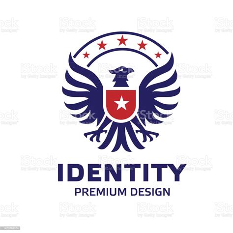 Eagle Star Symbol Concept Illustration Stock Illustration - Download ...