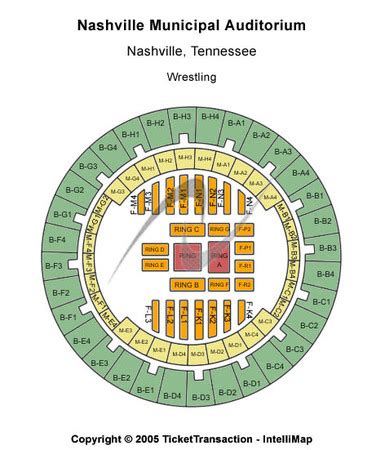 Nashville Municipal Auditorium Tickets in Nashville Tennessee, Seating ...