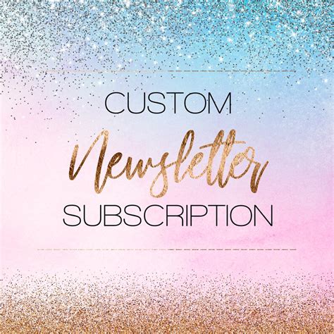 Custom Designed Newsletter Subscription on Wordpress | Etsy