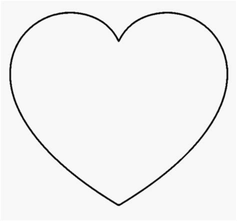 Drawings Of A Big Heart Clipart , Png Download - Heart Shape ...